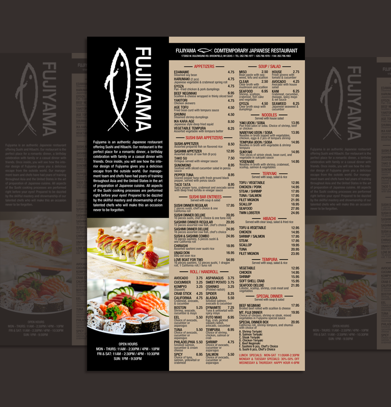 Restaurant Menu One