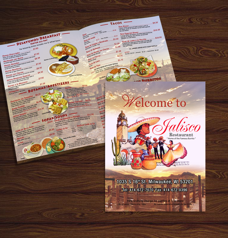 Restaurant Menu Two